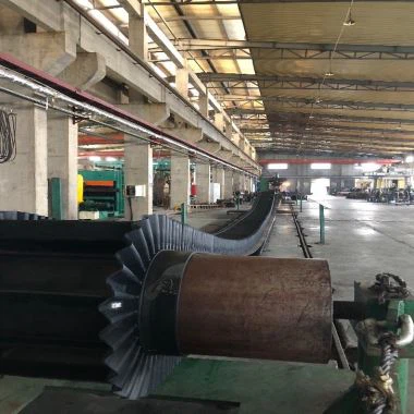 Odporny na ogień nylonowy płócienny poliester Płótno ognioodporny gumowy przenośnik 315-1000n / mm