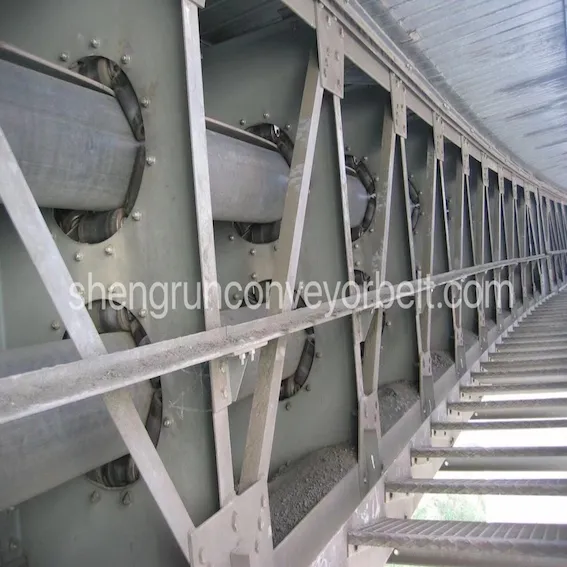 EP NN Fabric Frame Pipe/Tubular Conveyor Belt